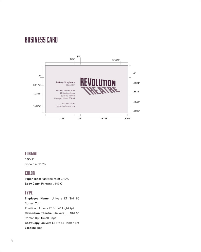Revolution Theatre Branding – Image 5 of 7
