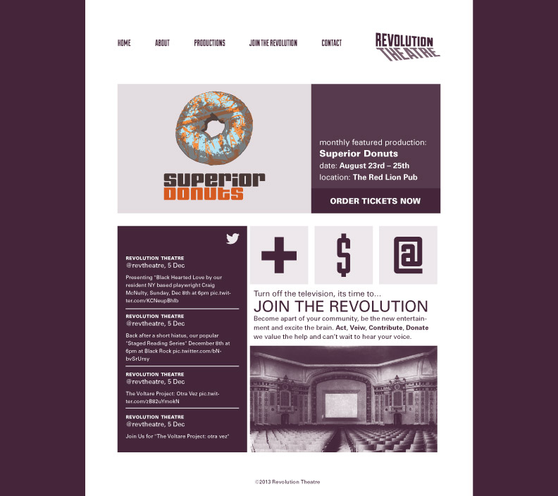 Revolution Theatre Branding – Image 7 of 7